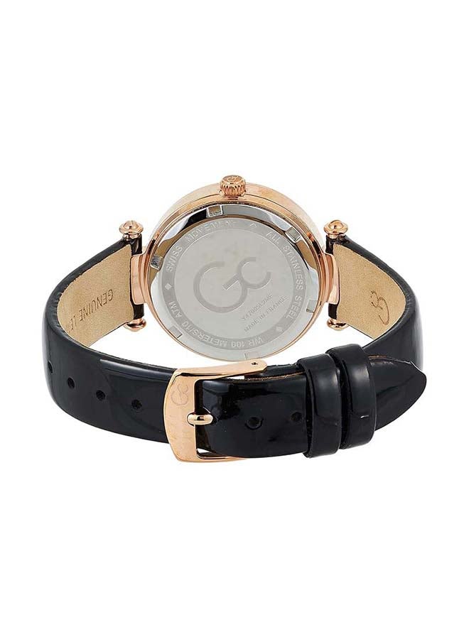 Gc - Women's Analog Round Shape Stainless Steel Wrist Watch Y47005L2MF-32mm - Image 1