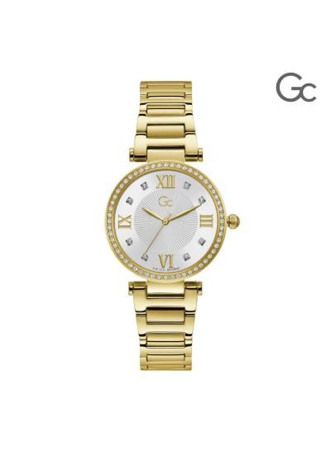 Gc - Women's Analog Round Shape Stainless Steel Wrist Watch Y64003L1MF-34mm - Image 1