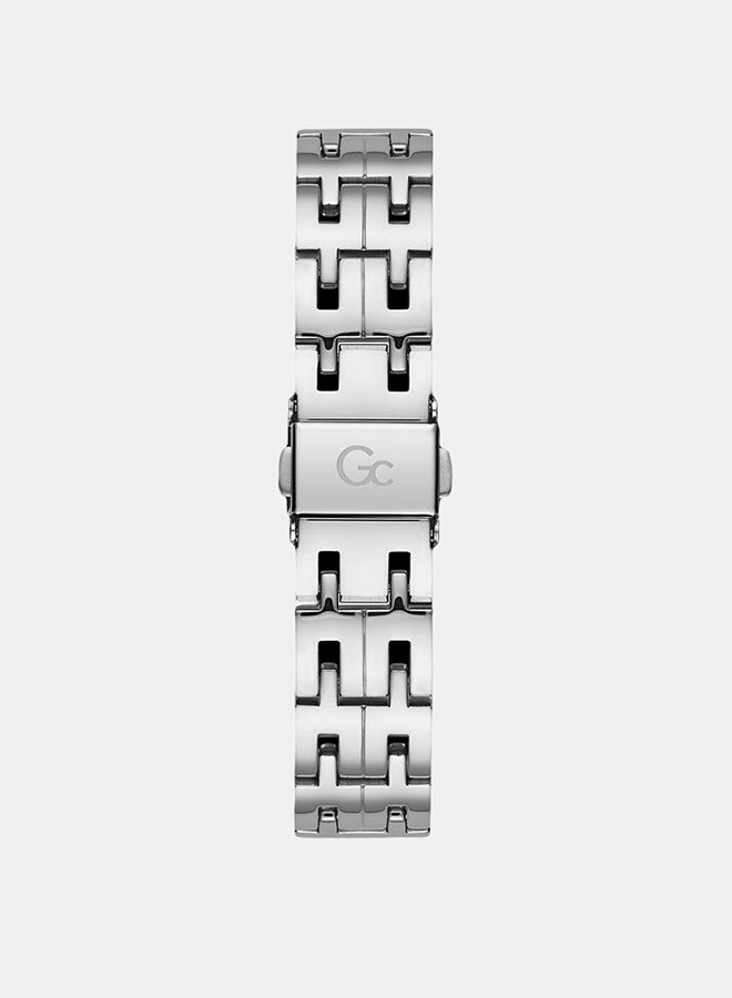 Gc Women's Analog Round Shape Stainless Steel Wrist Watch Y59001L1MF-32mm  - Image 3