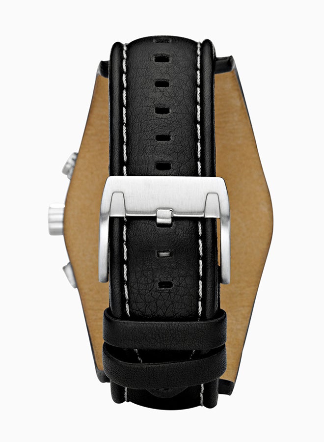 FOSSIL Men's Analog Round Shape Leather Wrist Watch CH2564 - 44 Mm  - Image 2