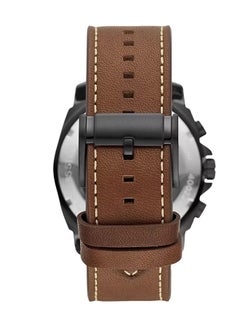 FOSSIL Men's Analog Round Shape Leather Wrist Watch  - Image 3