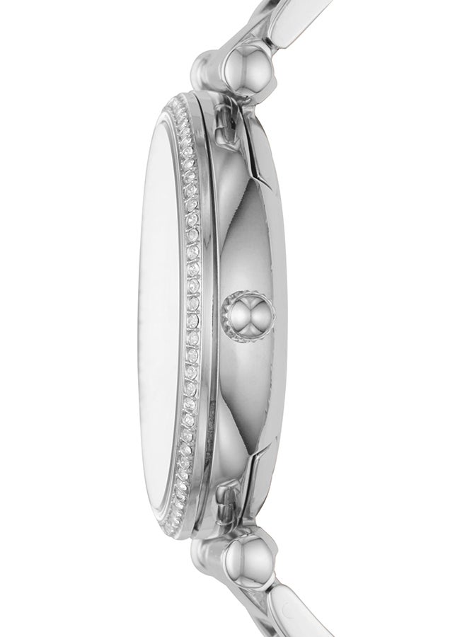 FOSSIL - Women's Analog Round Shape Stainless Steel Wrist Watch ES4341 - 35 Mm - Image 1