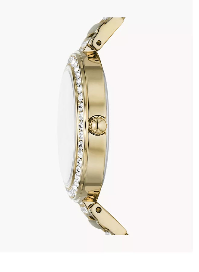 FOSSIL Women's Analog Round Shape Stainless Steel Wrist Watch  - Image 3