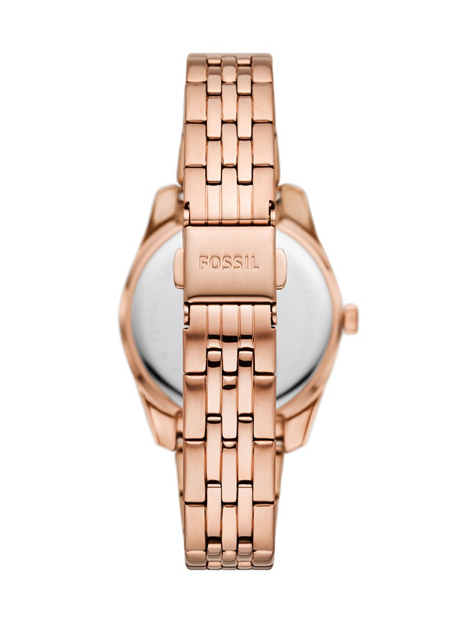 FOSSIL Women's Analog Round Shape Stainless Steel Wrist Watch ES5324 - 32 Mm  - Image 2