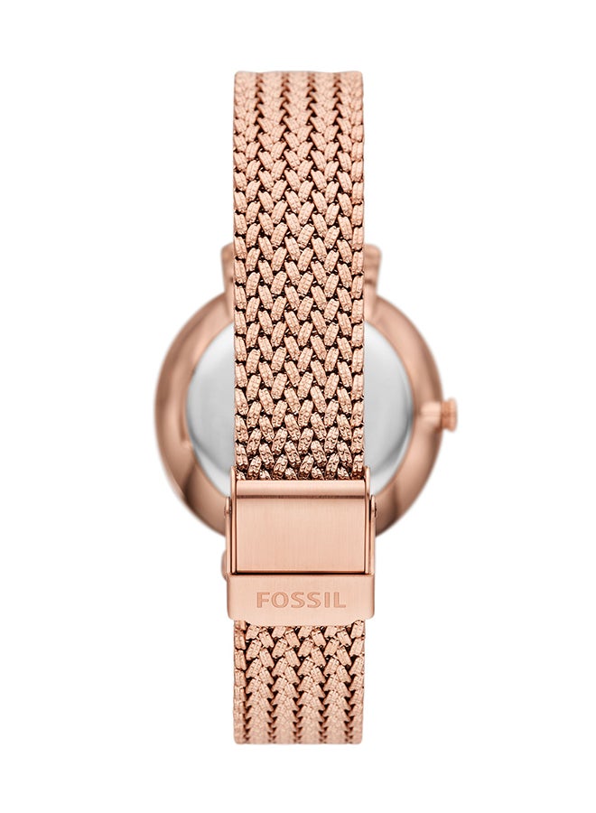 FOSSIL Women's Analog Round Shape Stainless Steel Wrist Watch  - Image 2