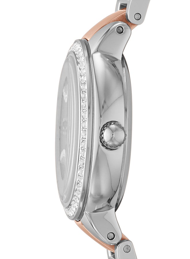 فوسيل ساعة يد أنالوج دائرية من الفولاذ المقاوم للصدأ ES3405 - 30 مم - Image 3