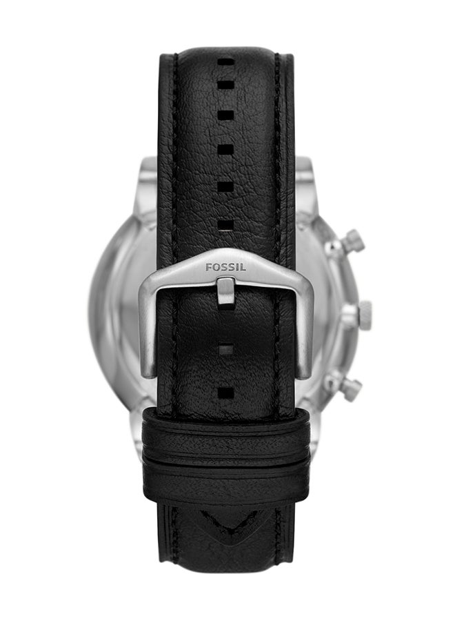 فوسيل ساعة يد جلدية أنالوج دائرية الشكل FS6016 - 44 مم - Image 2