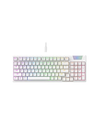 Gamenote KB885L Mechanical Keyboard, White - 50 Million Keystroke Lifespan, Customised RGB Backlit, Gasket Structure Design, Separable Design of Keyboard & Cable, All Keys Role Over | HVKB-KB885L-WH - pnsku/N70061854V/45/_/1712910716/b62cff14-c31f-4106-9856-7ca2b54677fb