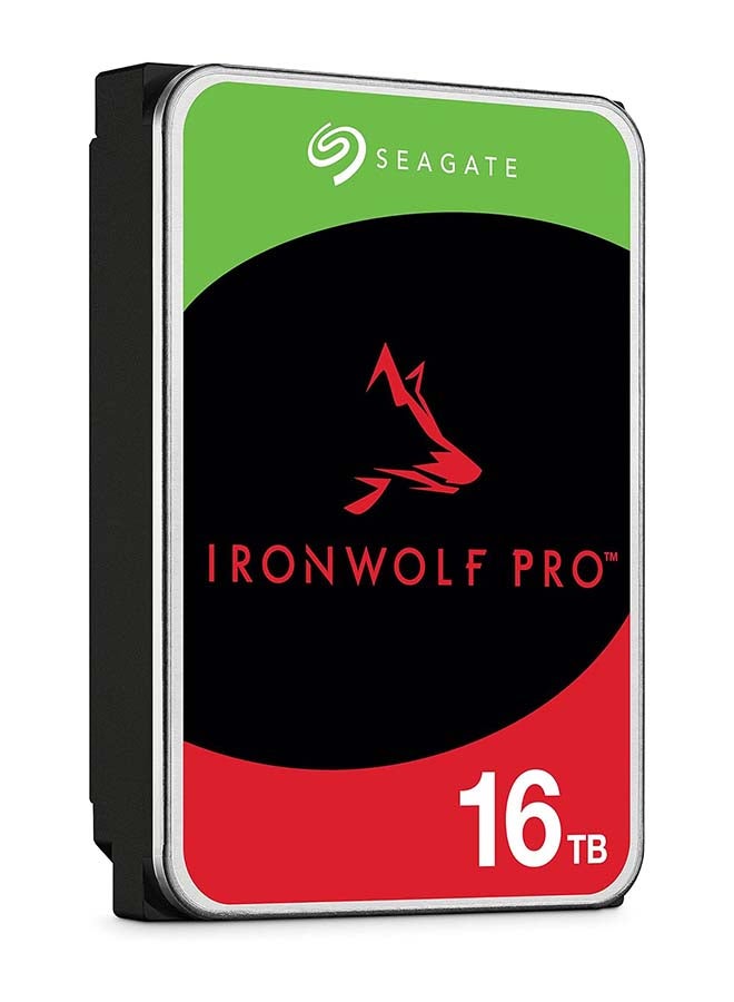 Seagate - IronWolf Pro, 16 TB, Enterprise NAS Internal HDD –CMR 3.5 Inch, SATA 6 Gb/s, 7,200 RPM, 256 MB Cache for RAID Network Attached Storage (ST16000NT001) 16 TB - Image 1