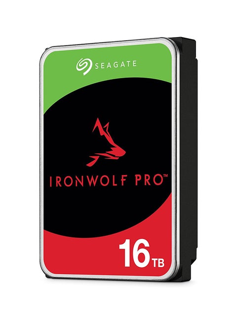 IronWolf Pro, 16 TB, Enterprise NAS Internal HDD –CMR 3.5 Inch, SATA 6 Gb/s, 7,200 RPM, 256 MB Cache for RAID Network Attached Storage (ST16000NT001) 16 TB