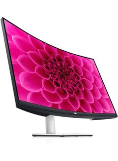 ديل S3221QSA شاشة منحنية 31.5 بوصة 4K UHD (3840x2160) 1800R، 60 هرتز، VA، 4 مللي ثانية، AMD FreeSync، 99% sRGB، مكبرات صوت مدمجة، DisplayPort، 2x HDMI، 3x USB، ضمان لمدة 3 سنوات، فضي  - Image 5