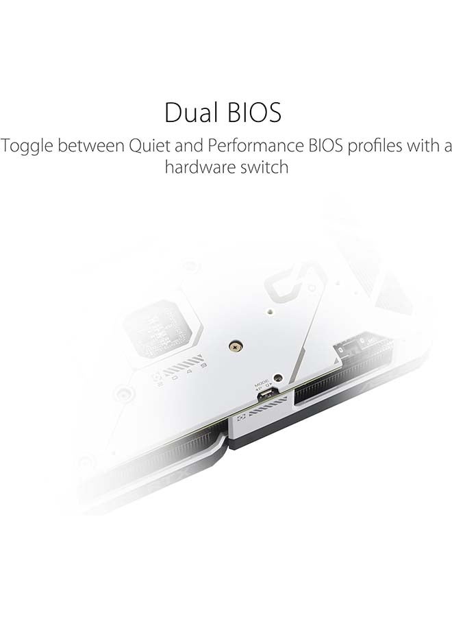 ASUS - ASUS Dual GeForce RTX 4070 Super White OC Edition (PCIe 4.0, 12GB GDDR6X, DLSS 3, HDMI 2.1a, DisplayPort 1.4a, 2.56-Slot Design, Axial-tech Fan Design, Auto-Extreme Technology, and More) White - Image 1