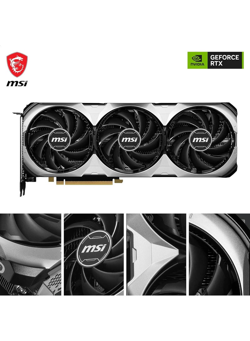 MSI - NVIDIA GeForce RTX 4070 Ti SUPER 16G EXPERT 16GB GDDR6X 256-Bit Graphic Card, 8448 CudaCores Units, 2685 MHz Max Clock, 7680 X 4320 Max Resolution, New Streaming Multiprocess Grey - Image 1