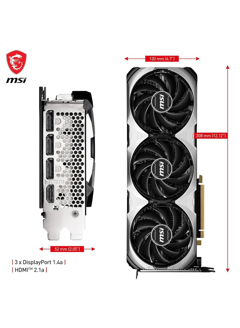 MSI - NVIDIA GeForce RTX 4070 Ti SUPER 16G EXPERT 16GB GDDR6X 256-Bit Graphic Card, 8448 CudaCores Units, 2685 MHz Max Clock, 7680 X 4320 Max Resolution, New Streaming Multiprocess Grey - Image 1
