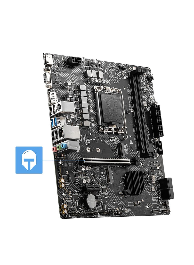 PRO H610M-G WIFI DDR4 LGA 1700 mATX Motherboard, Intel H610 Chipset, 2x DDR4 Slots / 64GB Max Mmeory, Wi-Fi 5, Bluetooth 4.2, 1x PCIe x16, HDMI / DP / VGA / USB 3.2 /2.0 | 911-7D46-031 Black