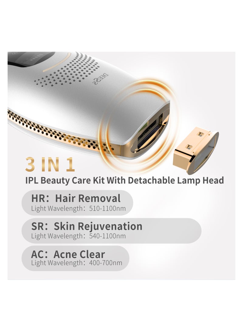 DEESS - GP590 Plus Unlimited Flashes IPL Cooling Laser Hair Removal Machine 0.9s Permanent Painless Epilator With 3 Lamps HR AC SR - Image 1