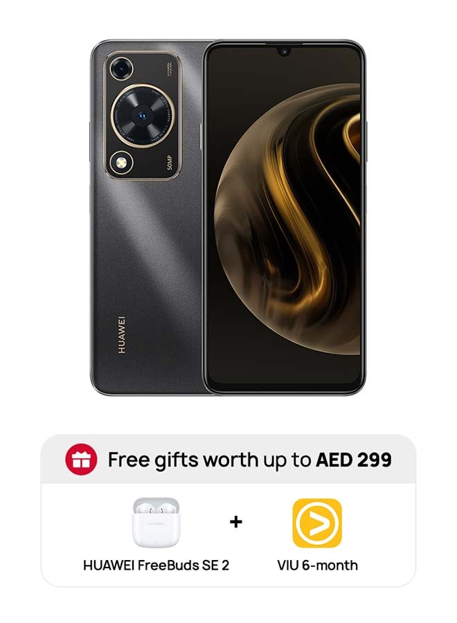 HUAWEI - Nova Y72 Dual SIM Black 8GB RAM 128GB 4G LTE With Freebuds SE2 + 6 Months VIU - Middle East Version - Image 1