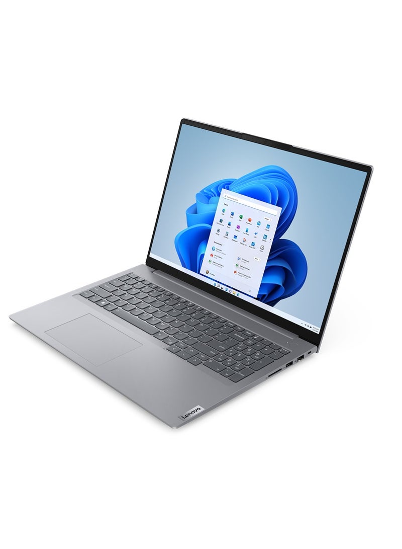 Lenovo - ThinkBook 16 (Upgraded Version) Laptop Gen 6, Intel Core i7-13700H Processor, 8Gb SO-DIMM DDR5-5200, 512Gb Ssd, Integrated Intel Iris Xe Graphics, 16" WUXGA IPS Display, 21KH005LEV English Arctic Grey - Image 1