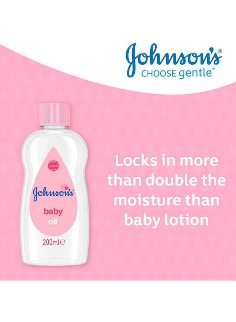 جونسون زيت الأطفال 200 مل - Image 2