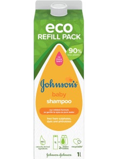 Johnson's Baby Gold Shampoo Eco Refill Pack 1000 ML  - Image 1