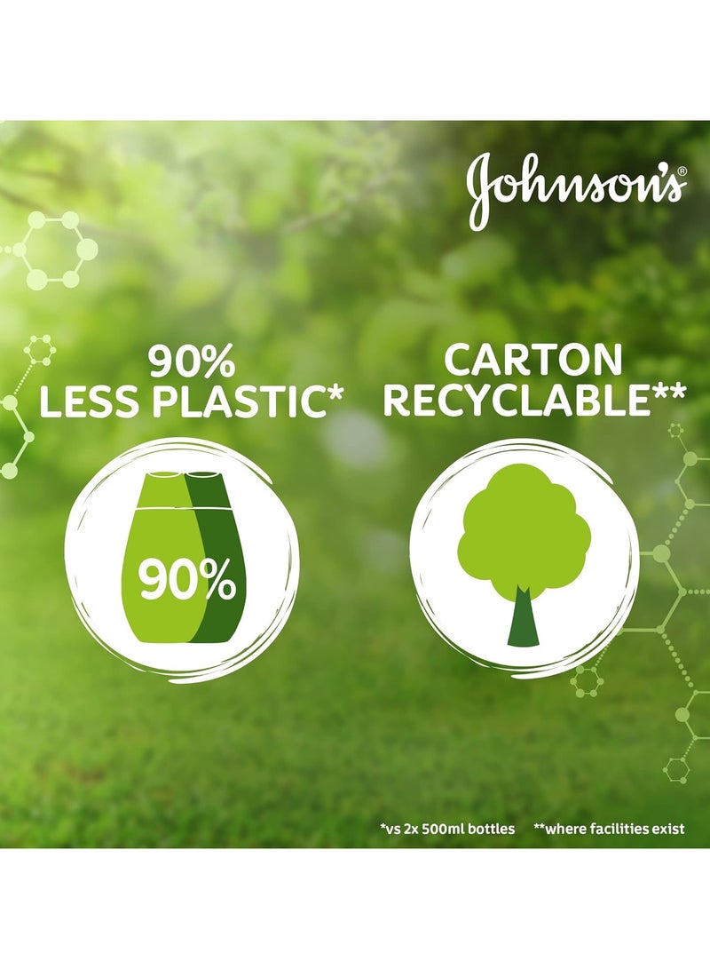 جونسون شامبو بيبي جولد عبوة إعادة تعبئة إيكو 1000 مل - Image 3