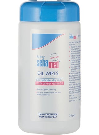 Baby Wipes With Wheat Germ Oil 70 Pieces Pack - pnsku/N70062062V/45/_/1713155539/43649201-ad0d-490c-bd92-76d3ca31da00