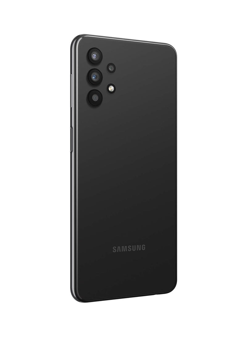 هاتف ذكي Galaxy A32 ثنائي الشريحة، 64 جيجابايت، 4 جيجابايت رام، الجيل الخامس، إصدار الإمارات العربية المتحدة، أسود رائع