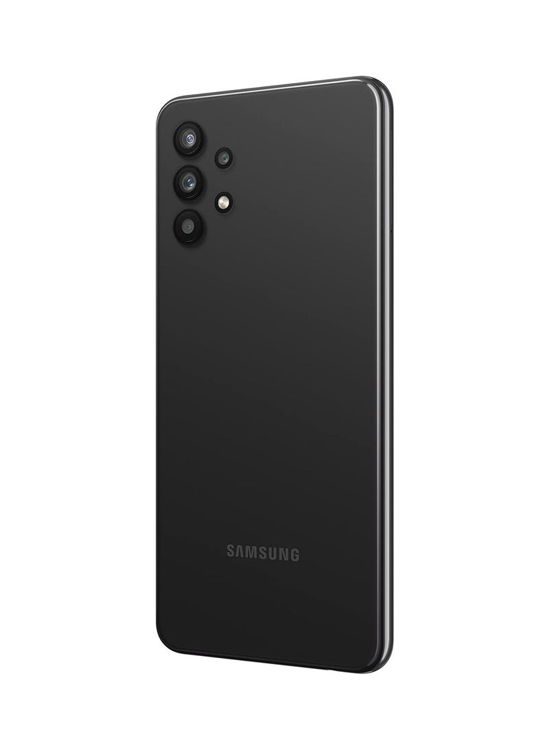 هاتف ذكي Galaxy A32 ثنائي الشريحة، 64 جيجابايت، 4 جيجابايت رام، الجيل الخامس، إصدار الإمارات العربية المتحدة، أسود رائع