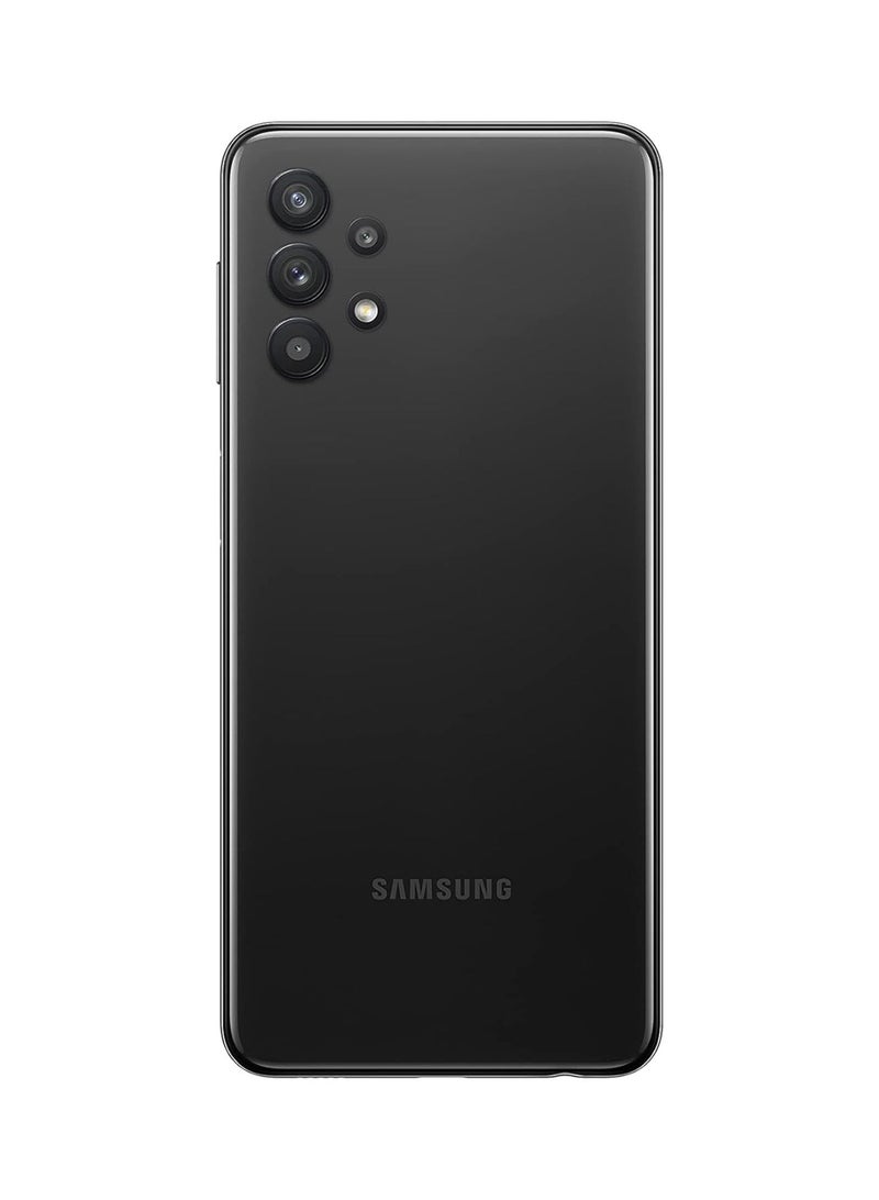 هاتف ذكي Galaxy A32 ثنائي الشريحة، 64 جيجابايت، 4 جيجابايت رام، الجيل الخامس، إصدار الإمارات العربية المتحدة، أسود رائع