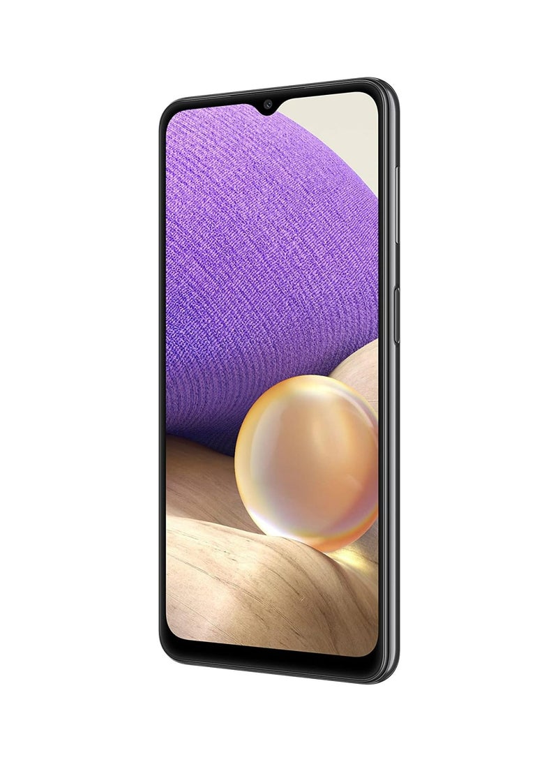 هاتف ذكي Galaxy A32 ثنائي الشريحة، 64 جيجابايت، 4 جيجابايت رام، الجيل الخامس، إصدار الإمارات العربية المتحدة، أسود رائع