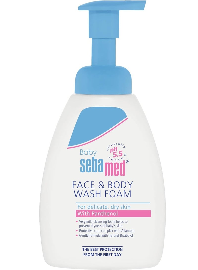 Sebamed Baby Face & Body Wash Foam 400 ML  - Image 2