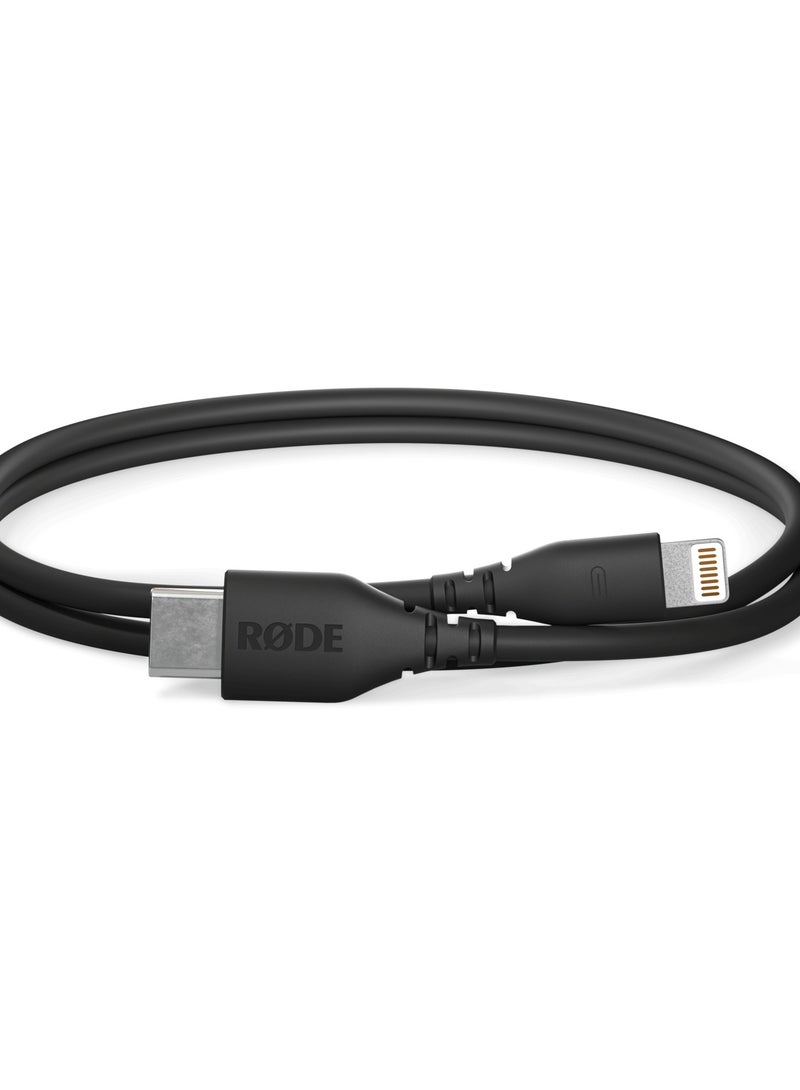RODE - 0.3m Usbc To Lightning Accessory Cable IOS SC21 Black - Image 1