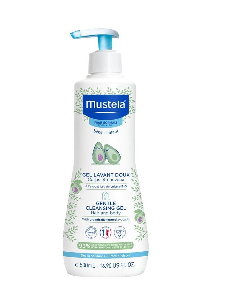 Mustela - Baby Gentle Cleansing Gel For Head And Body 500 ML - Image 1