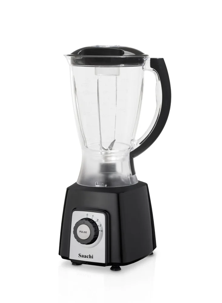 Saachi 2-in-1 Blender/Grinder - Variable Speed Control, High-Capacity Jar, Auto Clean Function 1.5 L 300 W NL-BL-4407 Black