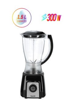 2-in-1 Blender/Grinder - Variable Speed Control, High-Capacity Jar, Auto Clean Function 1.5 L 300 W NL-BL-4407 Black