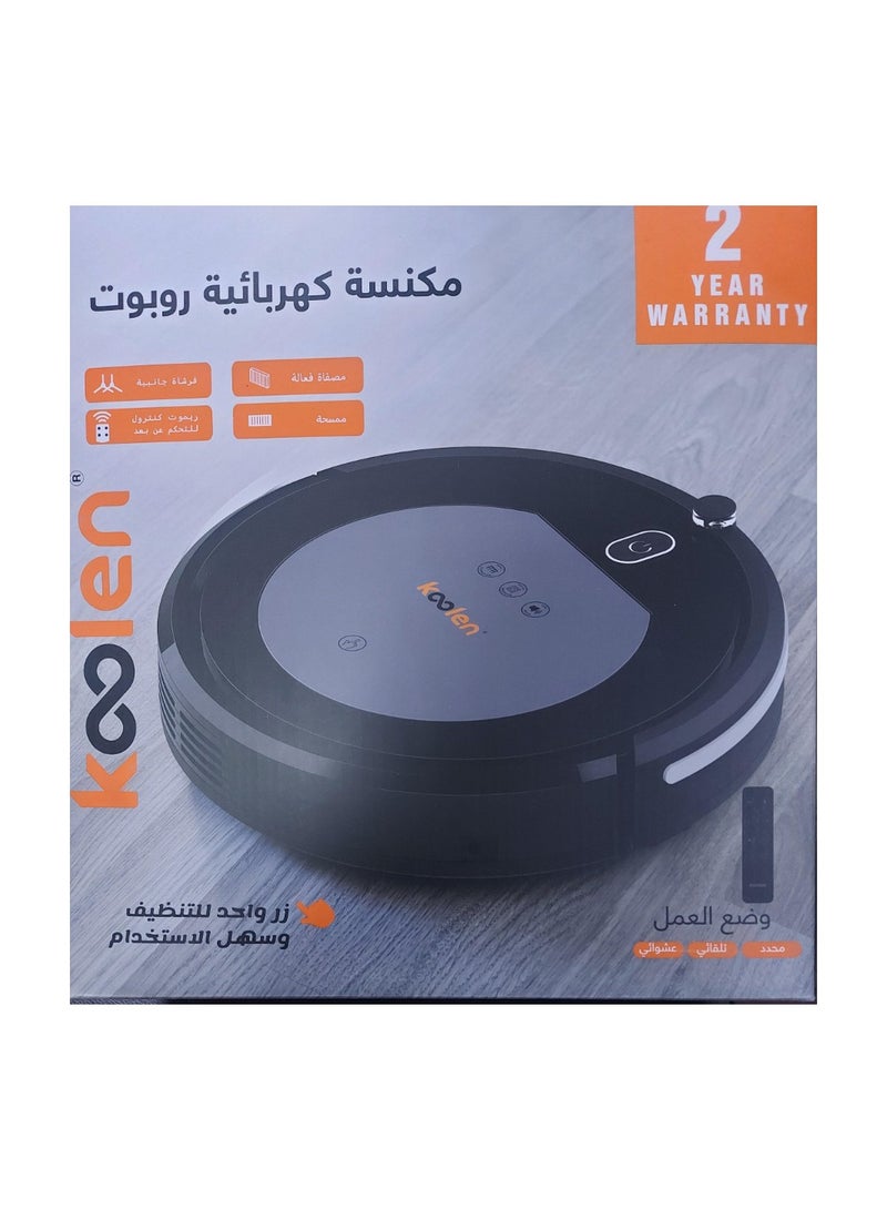 KOOLEN - Robot Vacuum Cleaner With Remote Control 220 ml 18 W 806.108.001 Black - Image 1