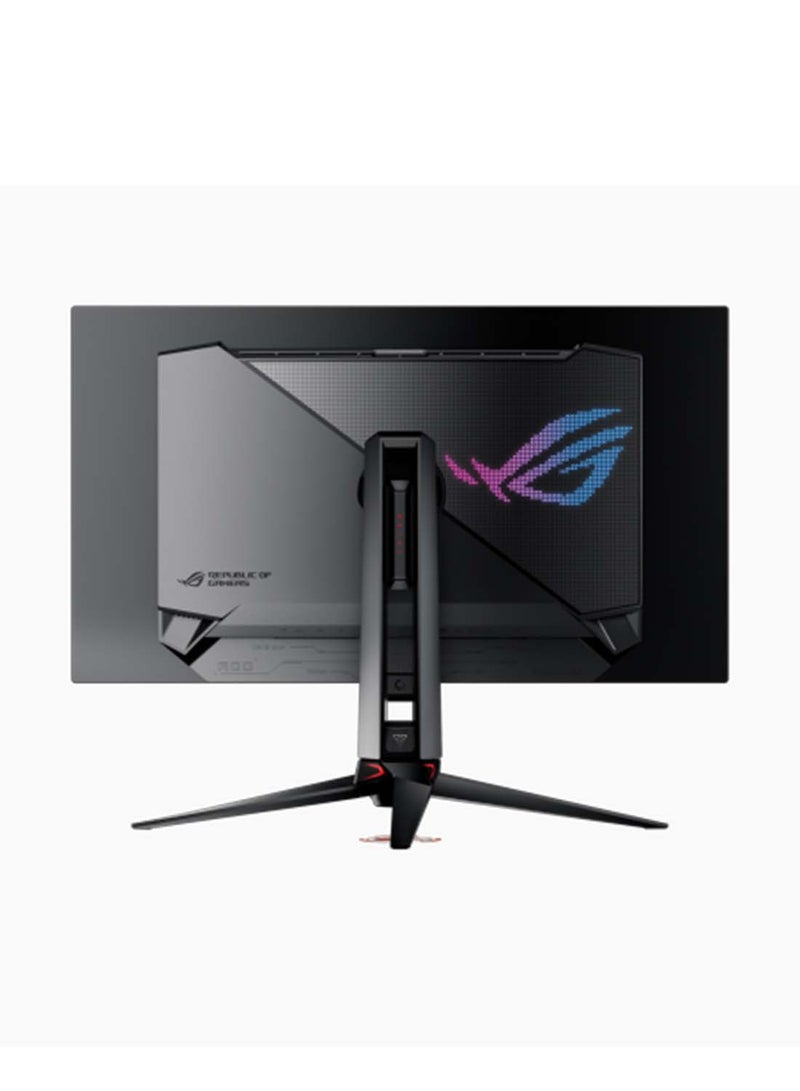 أسوس - شاشة الألعاب ROG Swift OLED PG32UCDM، مقاس 32 بوصة (31.5 بوصة قابلة للعرض) بدقة 4K (3840 × 2160) لوحة QD-OLED، 240 هرتز، 0.03 مللي ثانية (GTG)، متوافقة مع G-SYNC، فيلم جرافين، 90 وات Type-C 90LM09T0- ب01370 - Image 1