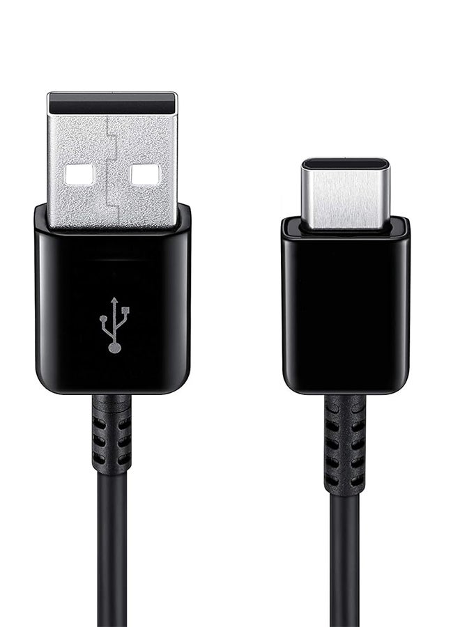 Samsung - Original USB A To C Cable Compatible With Smartphone Fast Charging Cable Black - Image 1