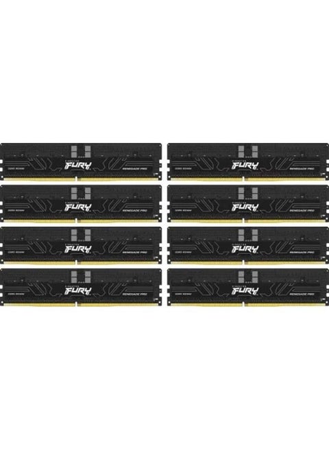 FURY Renegade Pro XMP 256GB 6000MT/s DDR5 ECC Reg CL32 DIMM (Kit of 8) Memory Overclockable ECC registered DIMM- KF560R32RBK8-256 256 GB