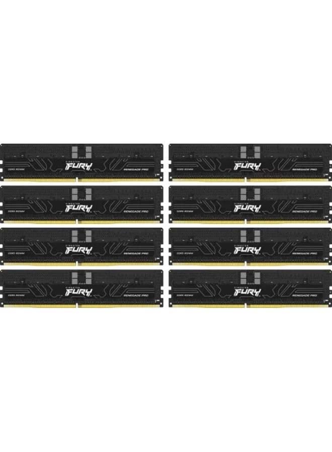 Kingston - FURY Renegade Pro XMP 256GB 6000MT/s DDR5 ECC Reg CL32 DIMM (Kit of 8) Memory Overclockable ECC registered DIMM- KF560R32RBK8-256 256 GB - Image 1