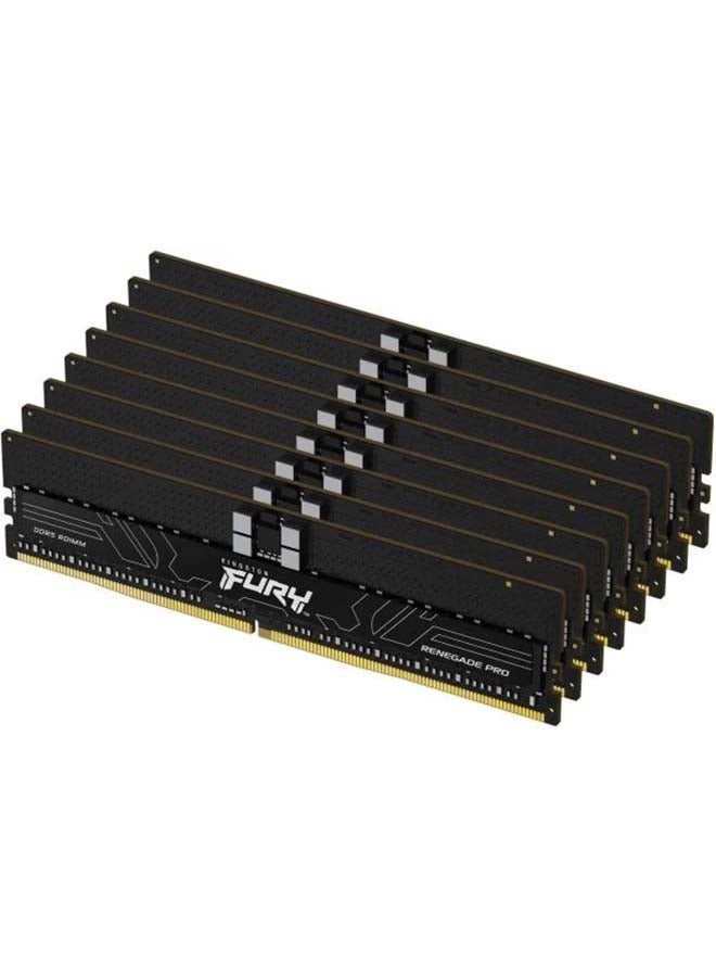Kingston - FURY Renegade Pro XMP 256GB 6000MT/s DDR5 ECC Reg CL32 DIMM (Kit of 8) Memory Overclockable ECC registered DIMM- KF560R32RBK8-256 256 GB - Image 1