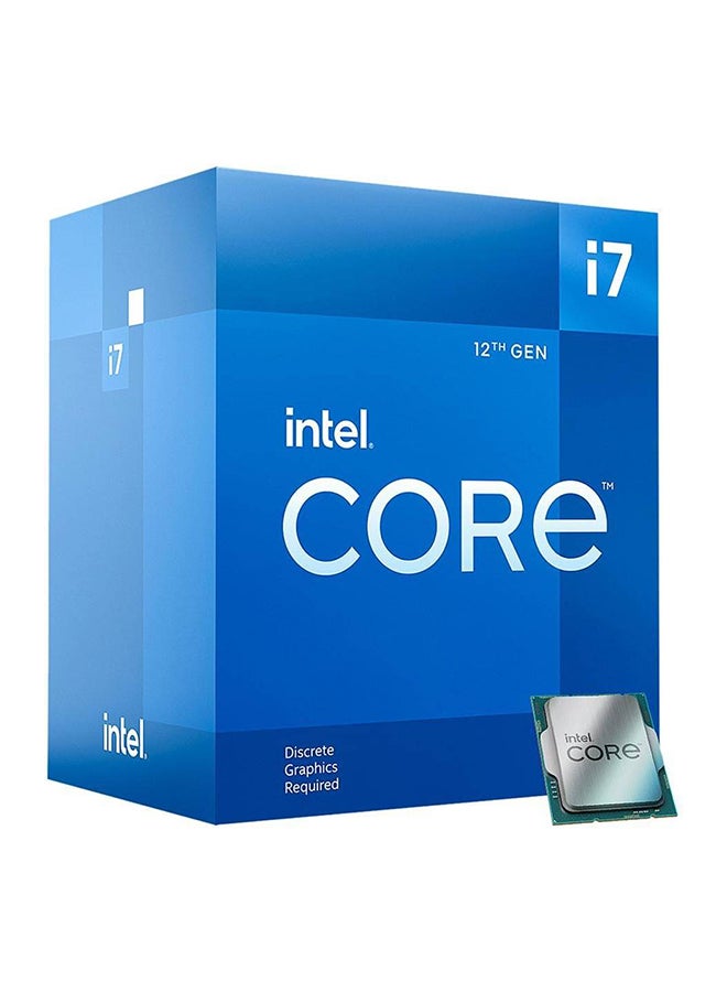 Intel - Core i7-12700F 12th Gen Alder Lake Processor, LGA1700 Socket, 12Cores, 20 Threads, Up To 4.90GHz Max Frequency, 25MB Smart Cache, 128GB Max Memory, 20 PCI Express Lanes Silver - Image 1