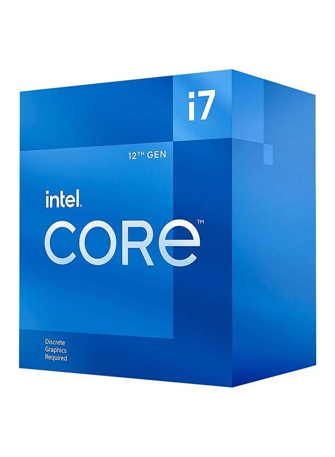 Intel - Core i7-12700F 12th Gen Alder Lake Processor, LGA1700 Socket, 12Cores, 20 Threads, Up To 4.90GHz Max Frequency, 25MB Smart Cache, 128GB Max Memory, 20 PCI Express Lanes Silver - Image 1