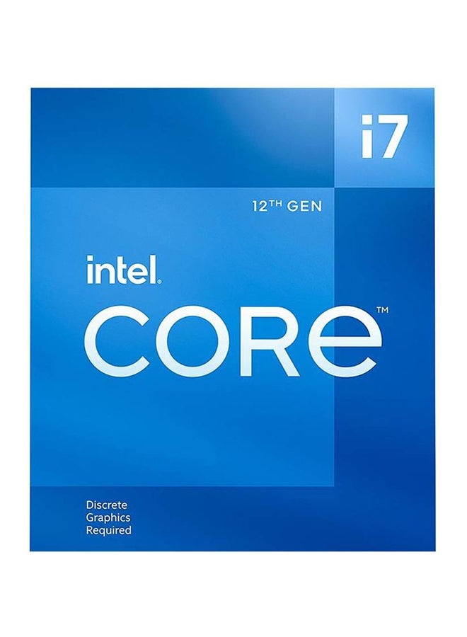 Intel - Core i7-12700F 12th Gen Alder Lake Processor, LGA1700 Socket, 12Cores, 20 Threads, Up To 4.90GHz Max Frequency, 25MB Smart Cache, 128GB Max Memory, 20 PCI Express Lanes Silver - Image 1