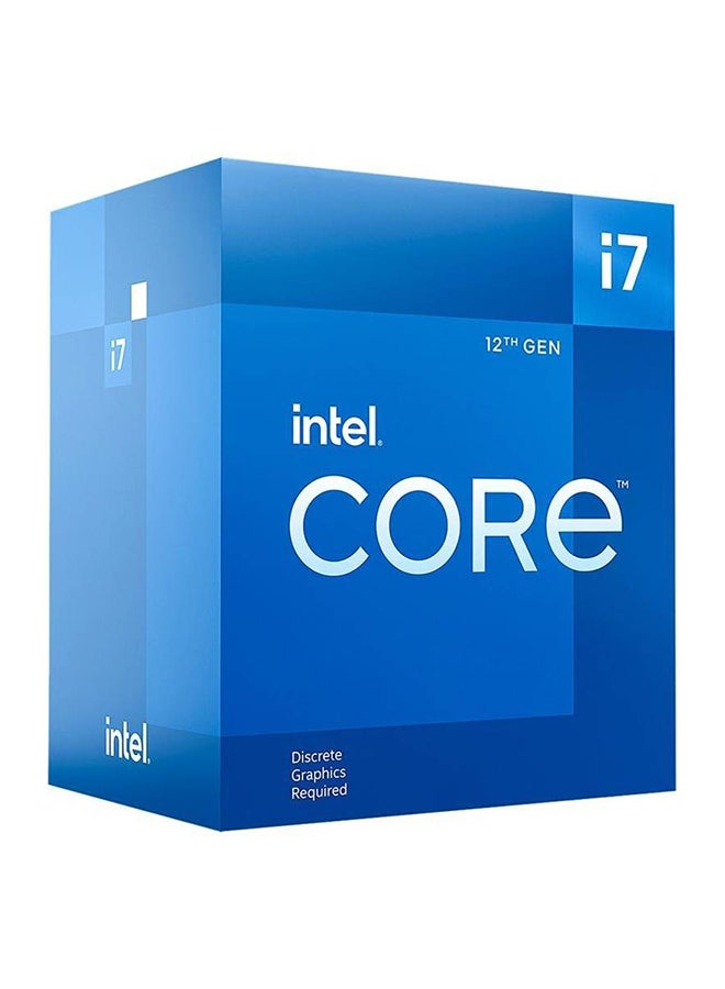 Intel - Core i7-12700F 12th Gen Alder Lake Processor, LGA1700 Socket, 12Cores, 20 Threads, Up To 4.90GHz Max Frequency, 25MB Smart Cache, 128GB Max Memory, 20 PCI Express Lanes Silver - Image 1