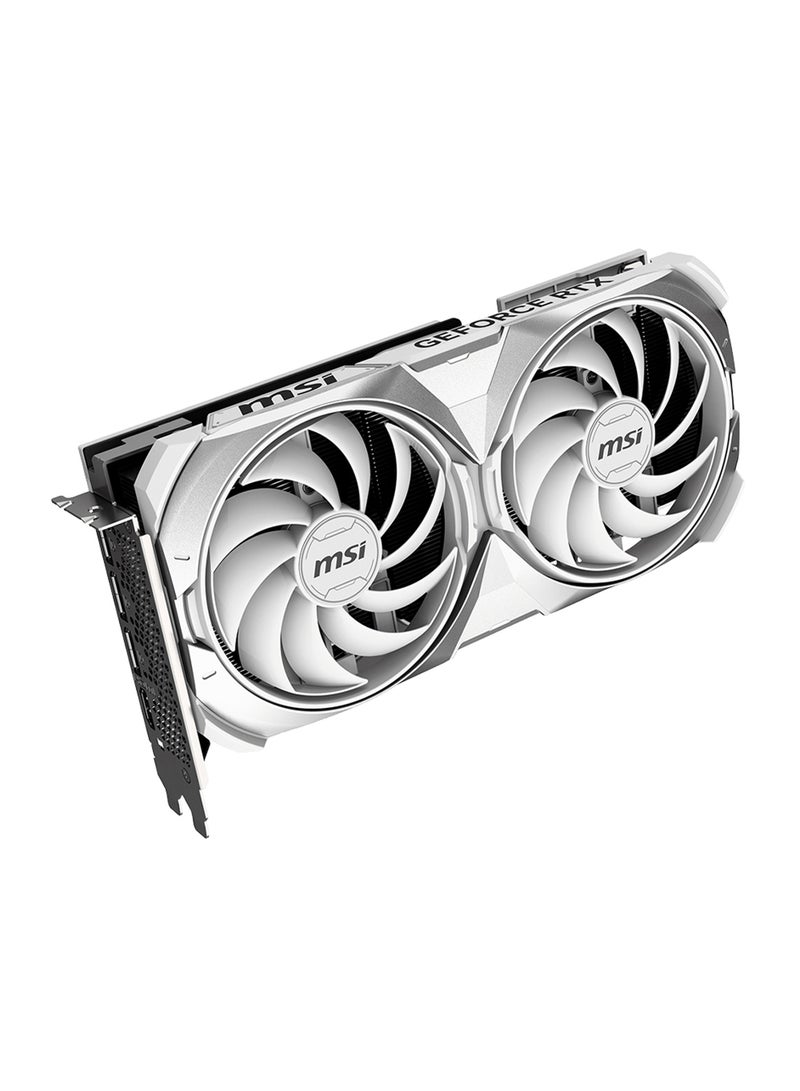 NVIDIA GeForce RTX 4070 Ti SUPER 16G VENTUS 2X WHITE OC Graphic Card, 16GB GDDR6X 256-Bit 21 Gbps, CUDA Cores 8448 Units, 7680 X 4320 MAX Resolution, 2655 MHz Max Clocks, White | 912-V513-629 White
