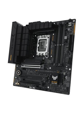 TUF Gaming B760M-PLUS WIFI LGA1700 mATX Motherboard, 4x DDR5 DIMM/192GB Max Memory, Wi-Fi 6/BT 5.2/2.5Gb ETH, PCIe 5.0, 2 x M.2, USB 3.2 Type-C/Thunderbolt, 90MB1ET0-M0EAY0 Black - pnsku/N70062275V/45/_/1713274361/3a9a8a56-1c66-41b5-bd7e-4d214f30c2b2