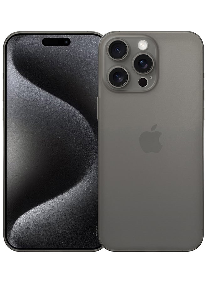 MARGOUN iPhone 15 Pro Max Case Cover Air Skin Series Back Cover Sturdy Durable Thin Case Drop Protection Cover Clear Black - Image 2