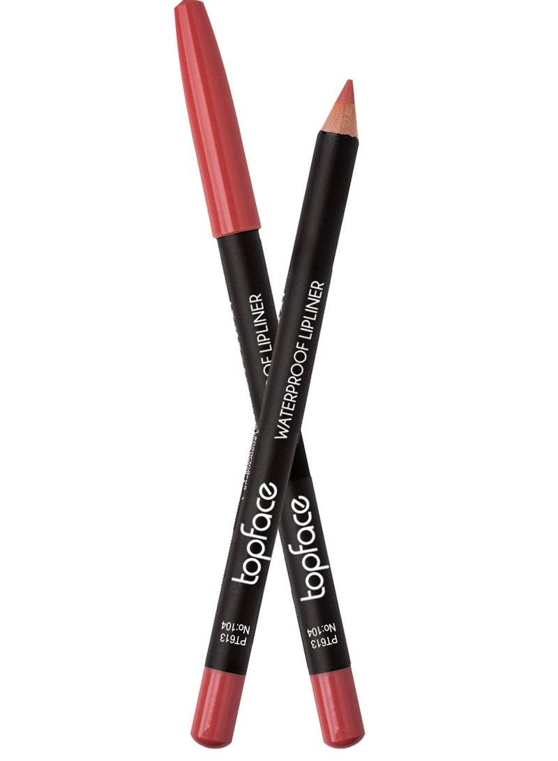 topface Waterproof Lipliner No. 104