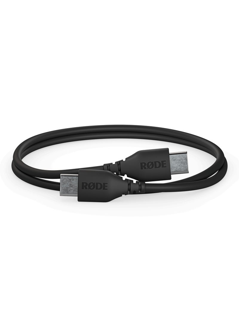 RODE 0.3m Usb C To Usb C Cable SC22 Black  - Image 1